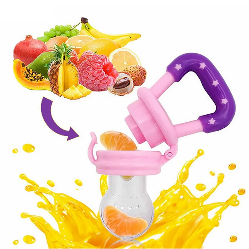 Hot Selling Fod Grade Silicone Baby Food Fruit Pacifier Feeder/Fruit Dummy Nibbler