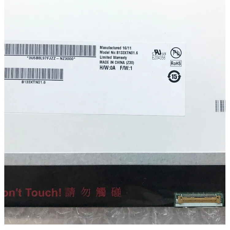 B133HAN02.1 B133HAN02.7 for ASUS UX305 UX302 UX301 LCD Screen 30pin