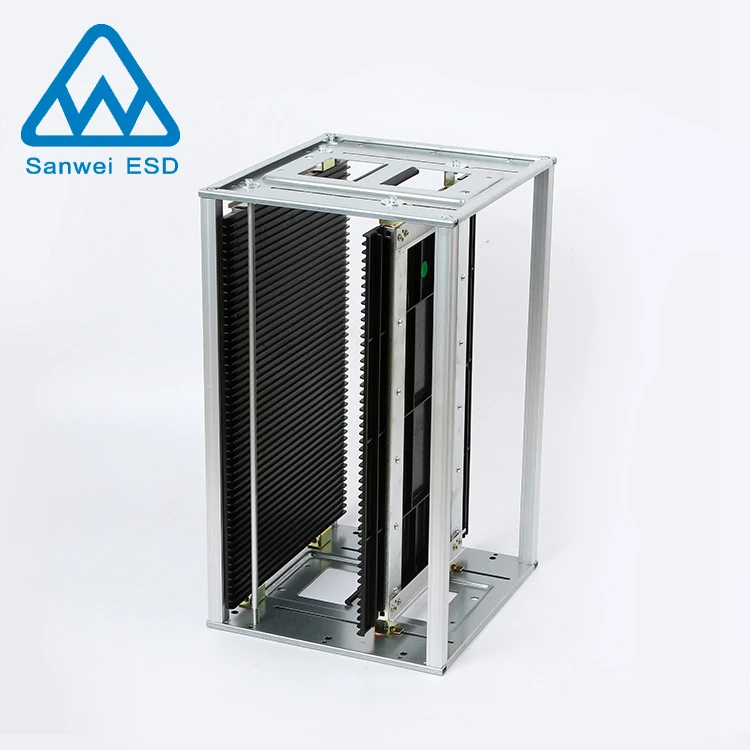 High Quality Plastic Base Magazine Rack ESD PCB Storage Rack