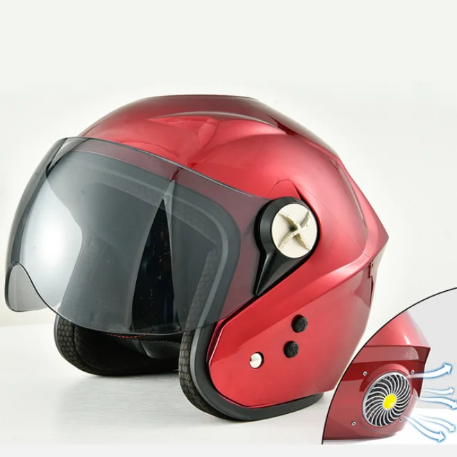
Summer solar energy of intelligent Bluetooth motorcycle helmet for electric vehicle with mini fan 