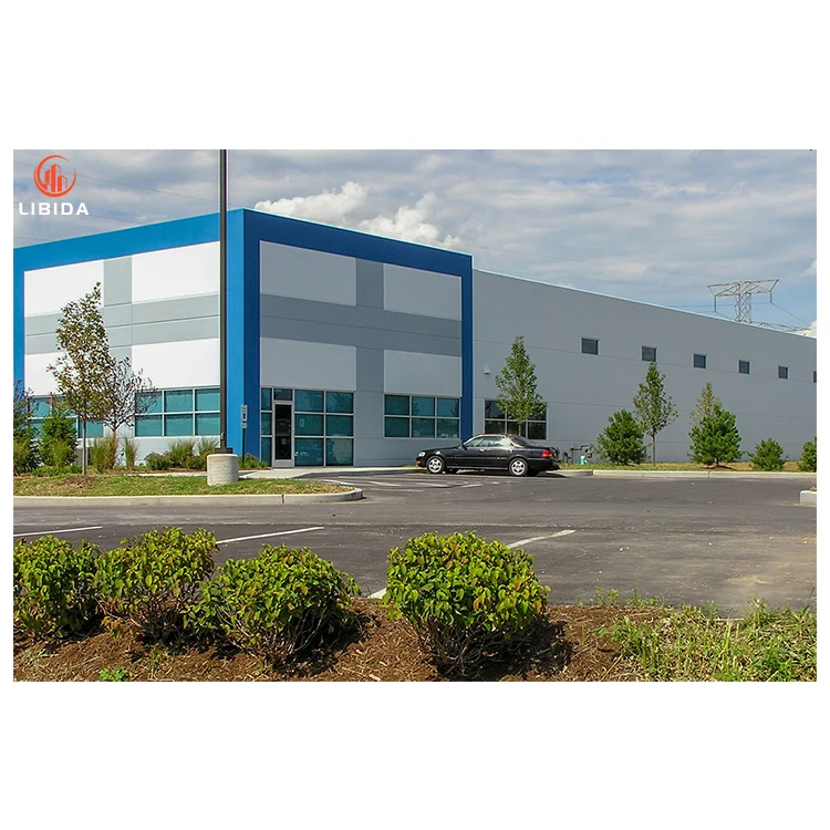 metal frame construction prefabricated factory building plans low price Steel structure