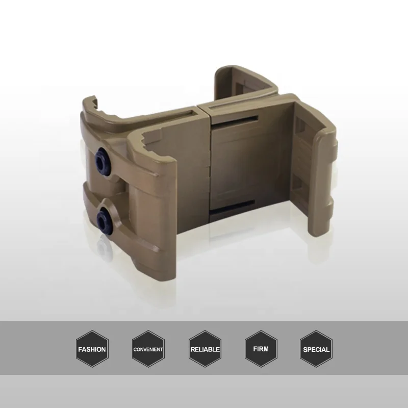 ActionUnion double fast magazine connector Quick MAG coupler P-mag linker for toy gun fastmag plastic nylon linker