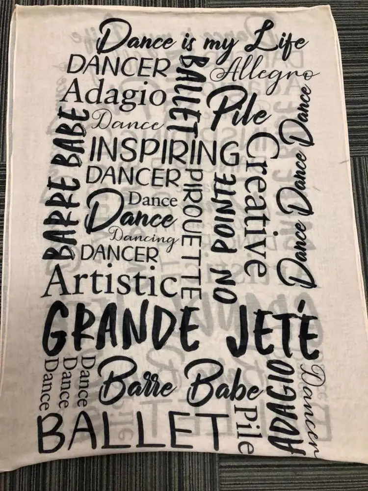 Fashion custom word design 100% bamboo women snood loop infinity scarf