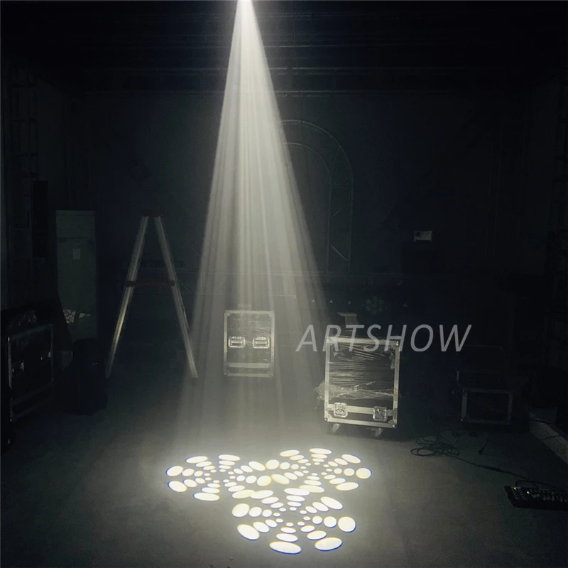 LED Spot 60W Moving Head Light Gobo Pattern Rotation Manual Focus With DMX Controller For Projector Dj Disco Stage Lighting