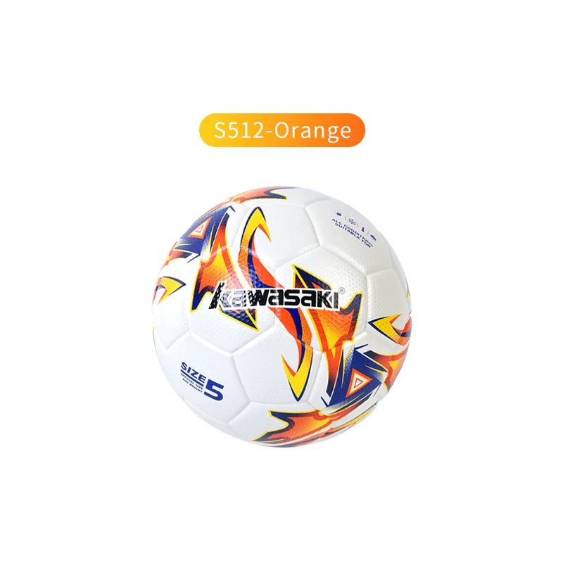 2024 Kawasaki Best football size 5 soccer football ball professional pu football soccer ball cheap pu leather soccer ball