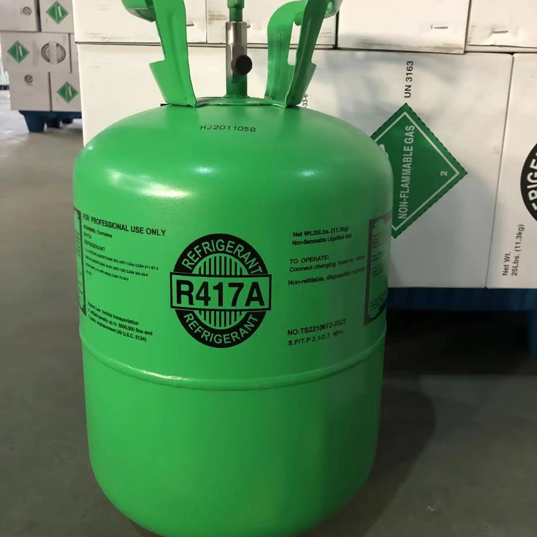 Hot Sale Factory Price R417a Refrigerant Gas 99.9% Purity De Gas Refrigerante