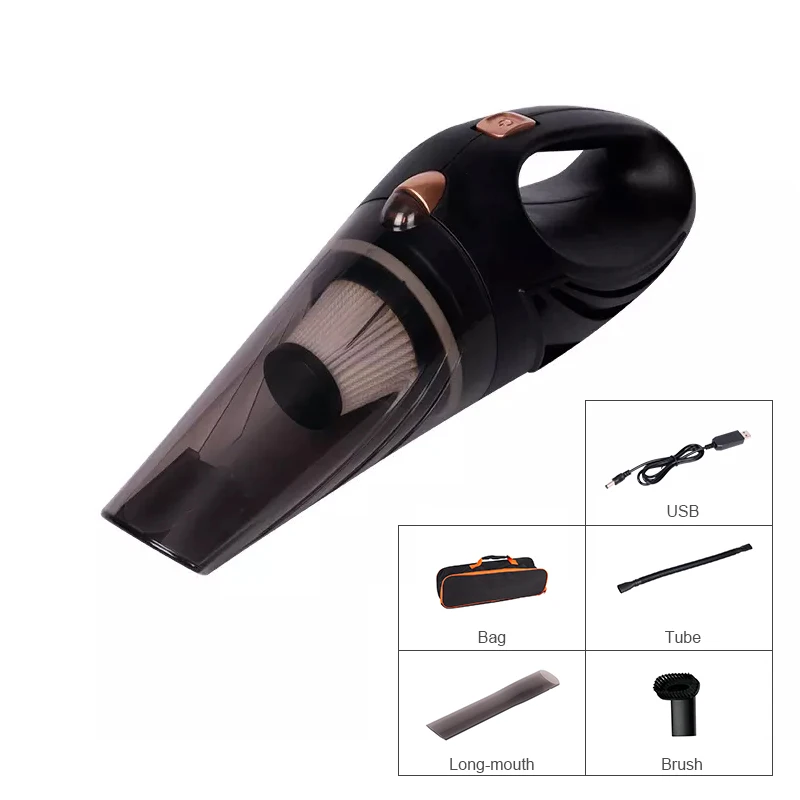 China Supplier Dc7.4V 3000Pa Wireless Cordless Portable Wet And Dry Car Hoover Vacuum Cleaner For Car Interior Cleaning