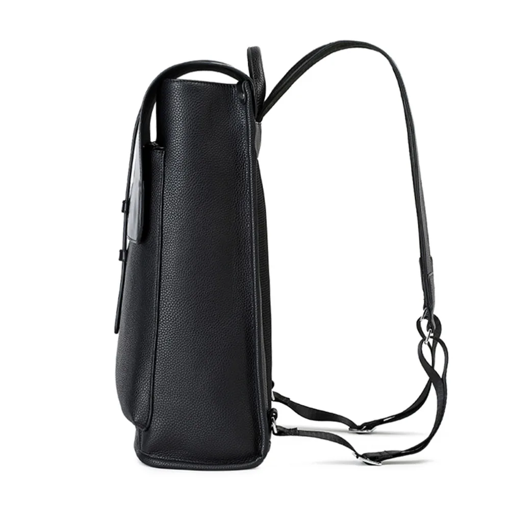 Индивидуальный брендовый мужской вместительный деловой Повседневный стильный женский уличный современный кожаный дорожный рюкзак для ноутбука