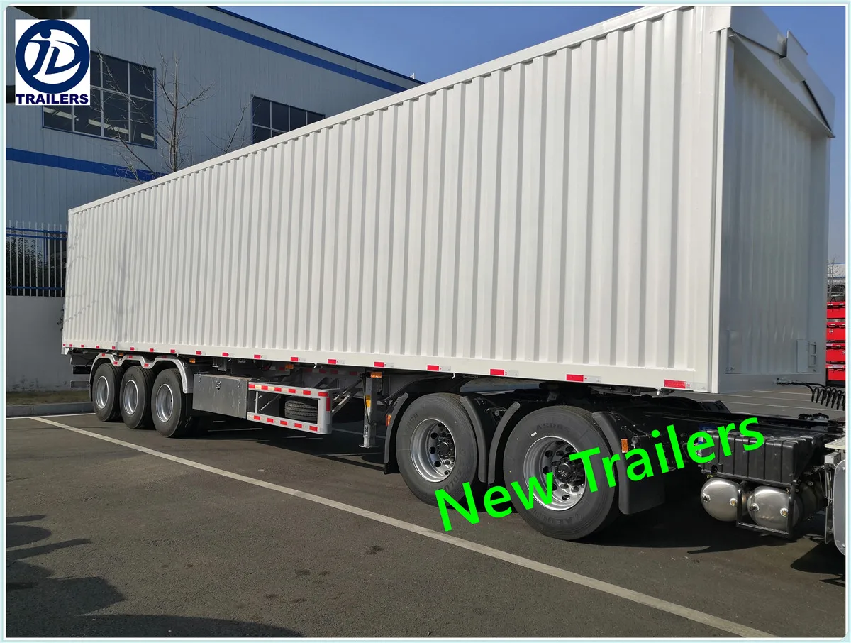 OYJD new product 13m wing van truck trailer use paper wine water food transport hydraulic automatic open close sidewall on