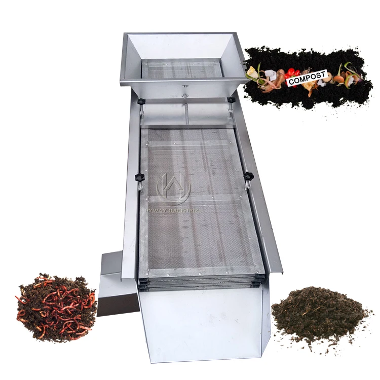 2 outlets 3 outlets Kitty Cat little ore sand soil compost grain coffee beans rice linear sand hot vibrating screen machine