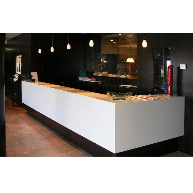 LED Solid Wood Shop Bar Counter Marble Work Top Bar Stool Wood Chair Modern Counters