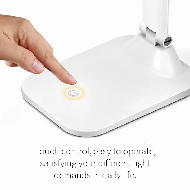 
KLT led table light foldable modern bedroom table light USB office lamp desk 