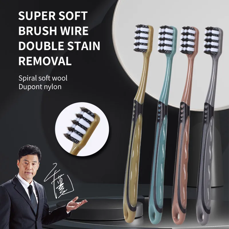 New Adult Plastic Toothbrush Eco Toothbrush Manufacturer Nylon Teeth Brush For Adult Men