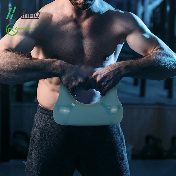 Zhensheng 2 in 1 function adjustable weight competition kettlebells for push-ups and core exercises