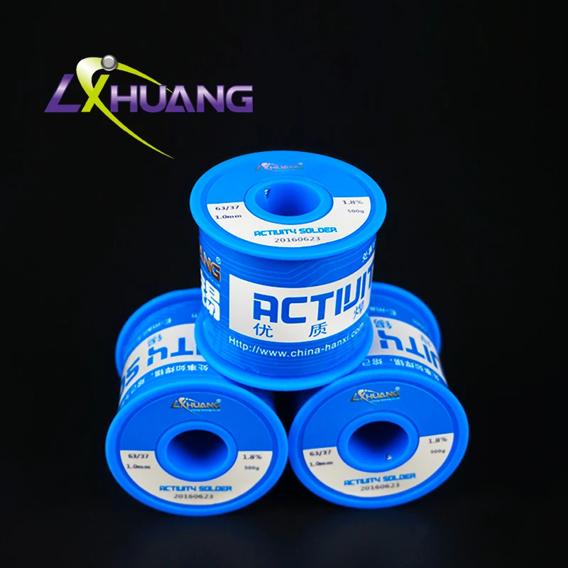 lichuang recommend solder wire OEM made in Chian flux cired welding wire 100-1000g welding wire electronics iron soldering