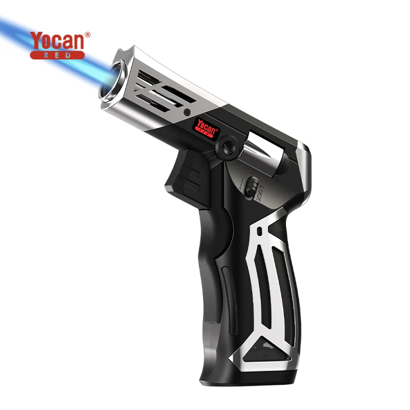 Premium Luxury Diablo Torch Lighter Ceramic Butane High Power Piezo Ignition Welding Torch Lighters