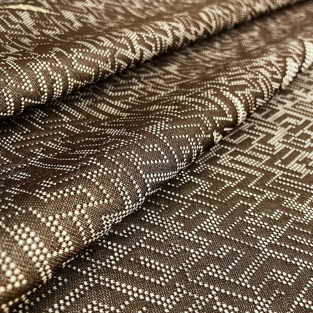 Breathable Hypoallergenic Soft  Jacquard Knitted Mattress Fabric Bamboo Mattress Cover Upholstery Fabric