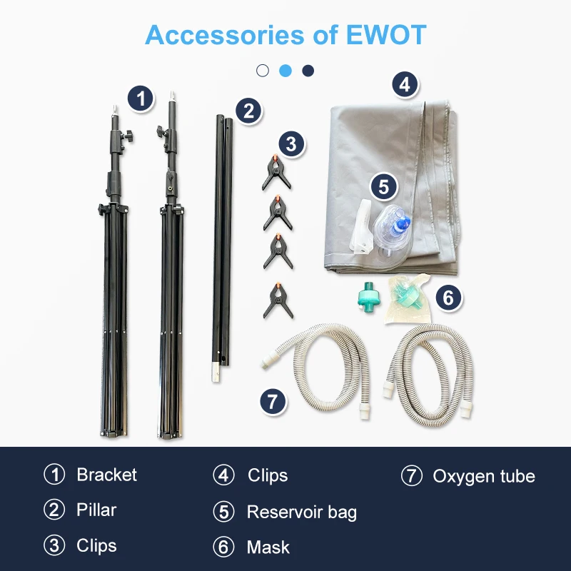 Olive 10L Oxygen Concentrator EWOT Training System with 1000L Reservoir Bag for Exercise With Oxygen Therapy EWOT