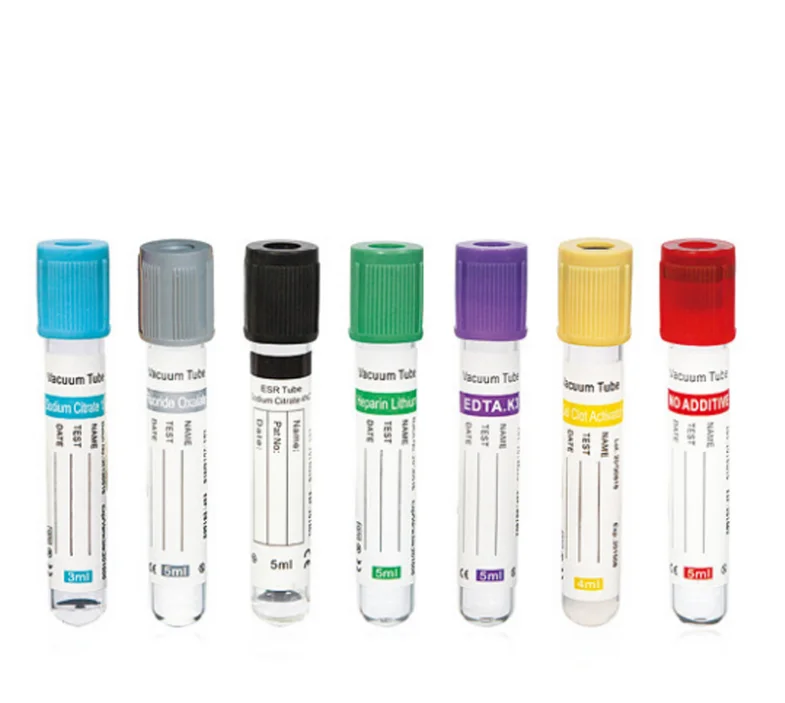 Medical safety vacutainer vacuum blood collection k2 k3 edta tube