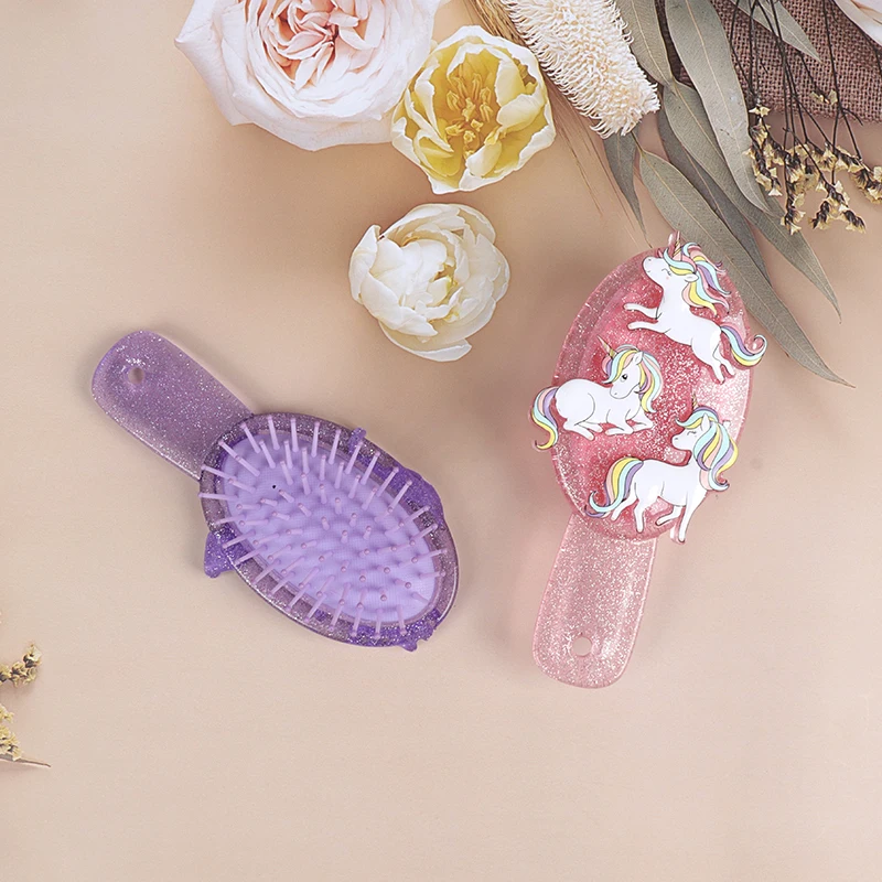 OEM Baby Kids Hair Brus Gift Cute Animal Print Baby Brush Set Baby HairBrush Air Cushion Hair Comb