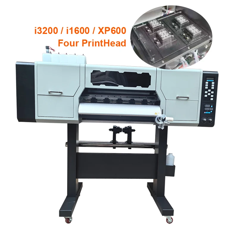 New Heat Transfer 60cm 120 cm DTF Printer with Dual i3200 XP600 Printhead Printers T-Shirt Printing Machine