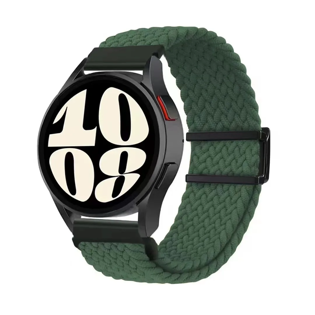 Leyi new design Nylon loop magsafe Watch band universal 20 22mm wrist Bracelet For samsung huawei GT3 series watch strap