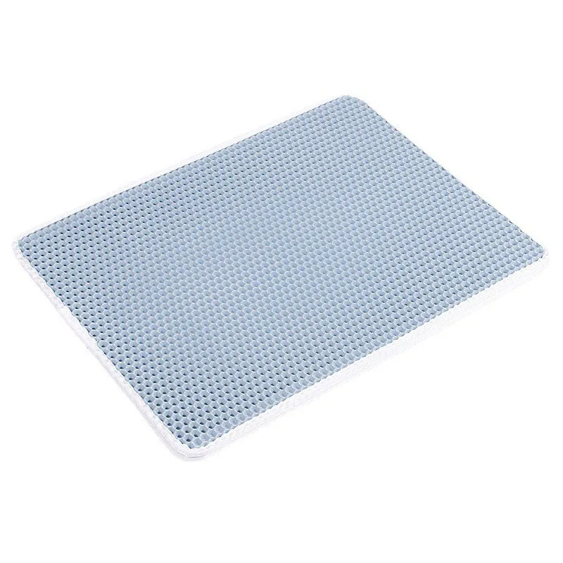 High Quality EVA Cat Litter Trapping Mat Jumbo Washable Urine Proof Cat Litter Box Tray Mat Easy Clean Cat Litter Collect Pad