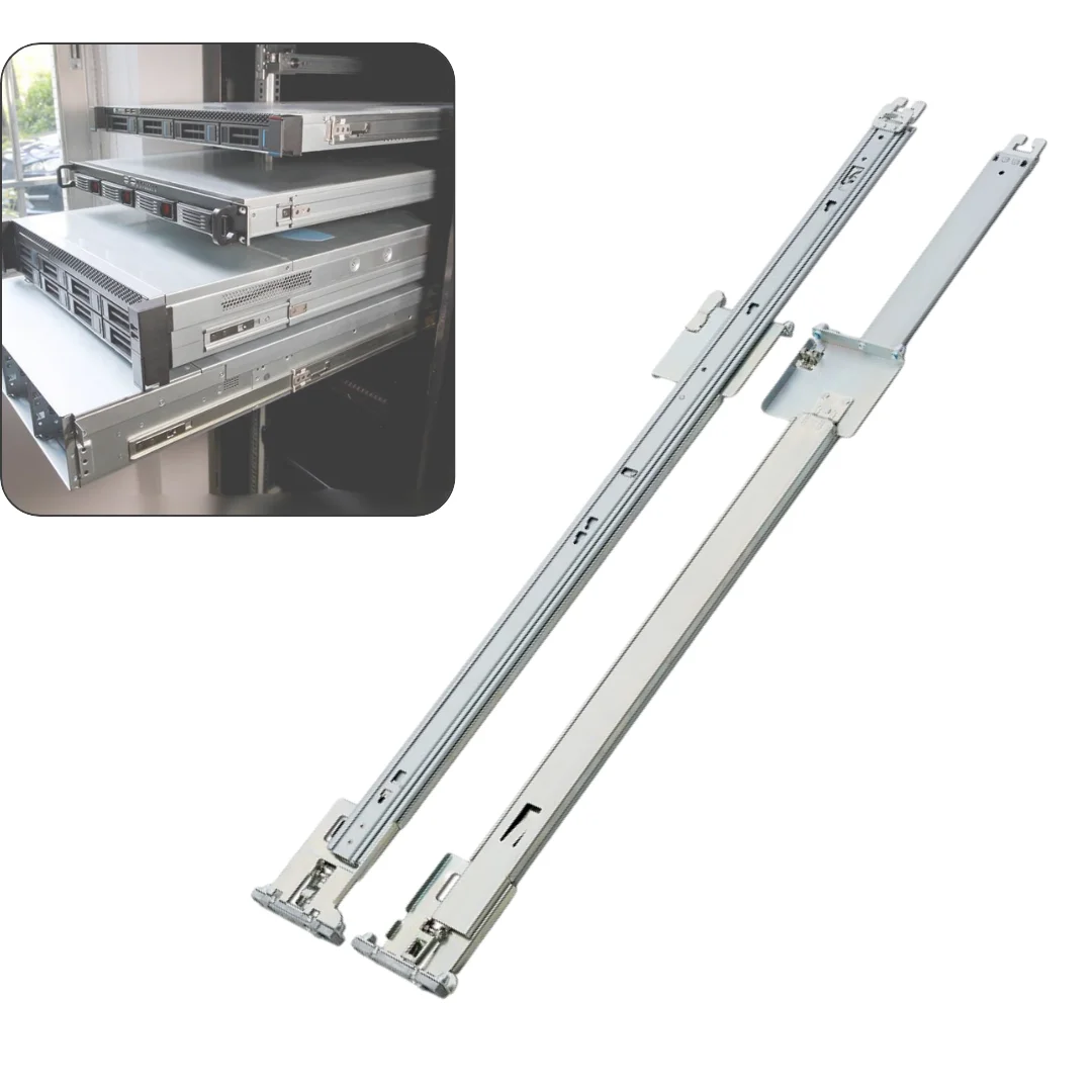 AOLISHENG 2U Full Extension Rackmount Server Rail Tool-less Installation High Load Capacity Custom Heavy Duty Drawer Slide