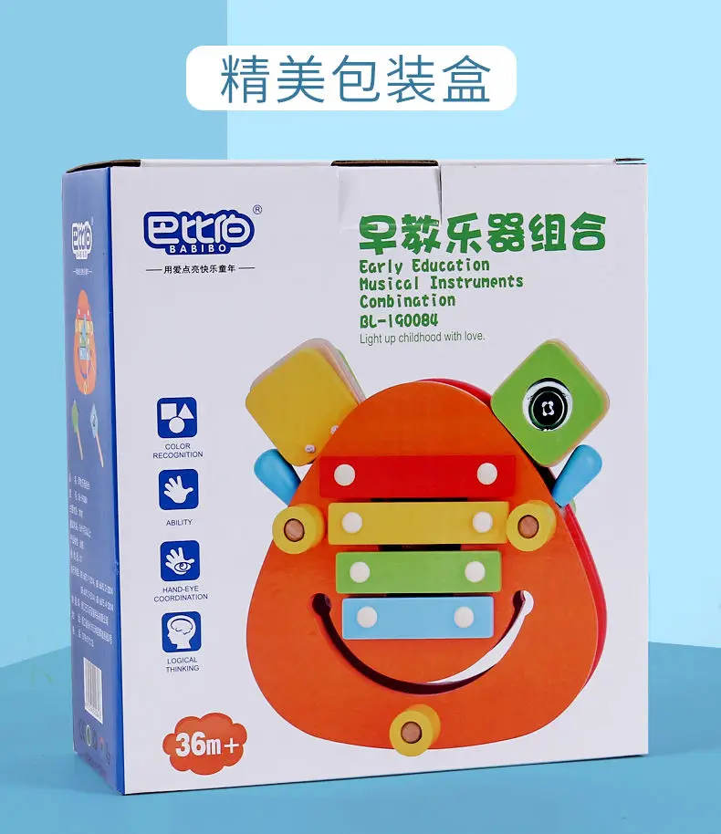 New Arrival Educational Play kids Wooden Xylophone Musical Instrument Set Toy For Kids