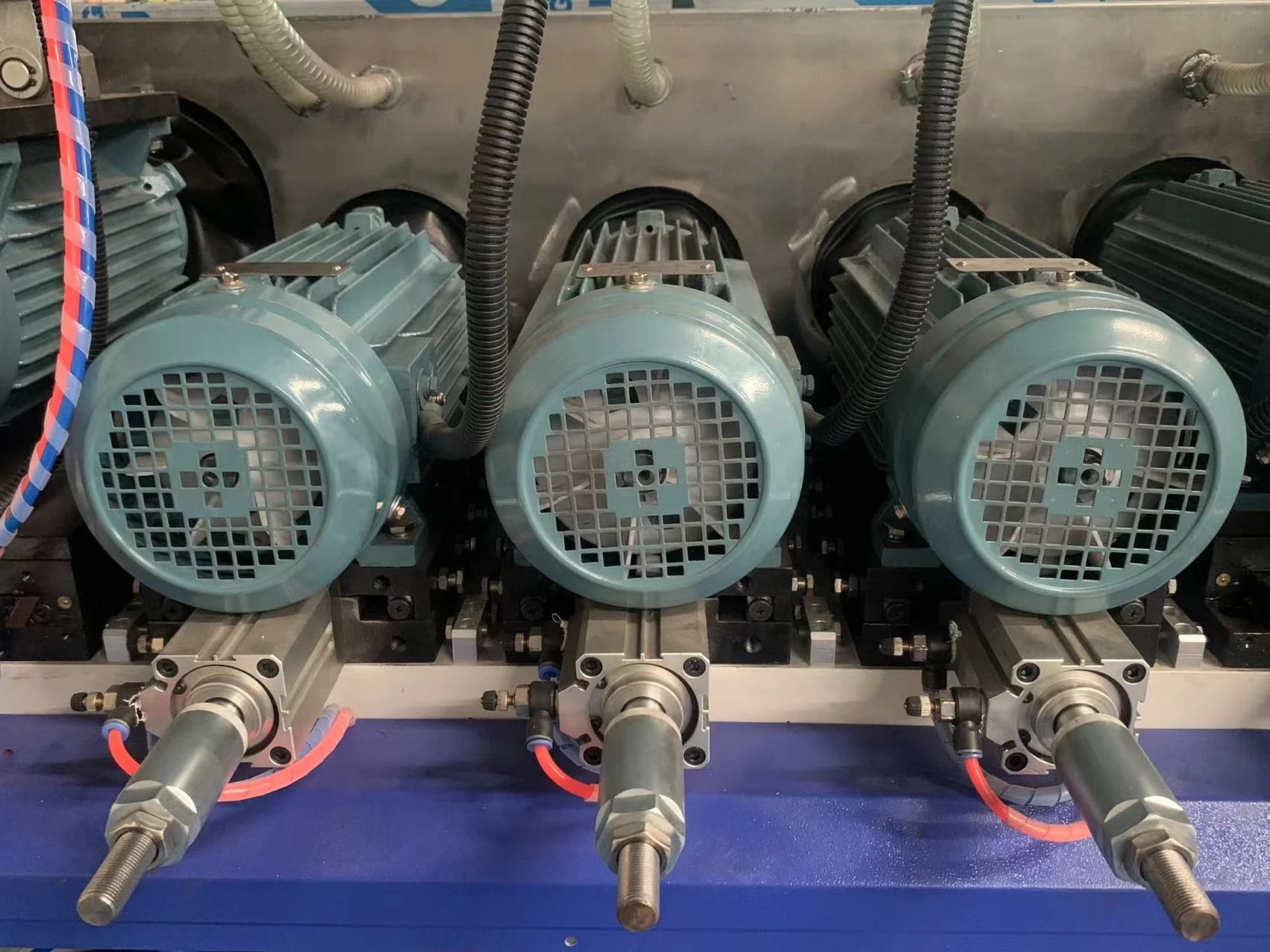 CGSZ2042 Plc Control Straight Line Glass Double Edging Machine With 20 Motors intelligent glass double edger China glass edger