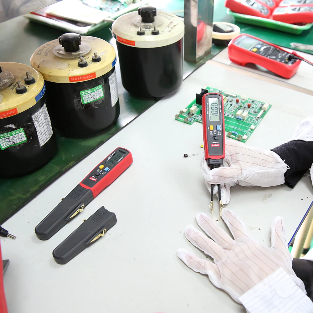 Тестер поверхностного монтажа Uni-t UT116A UT116C, профессиональный вращающийся с пинцетом, высокоточный тестер резисторов-конденсаторов с зажимом