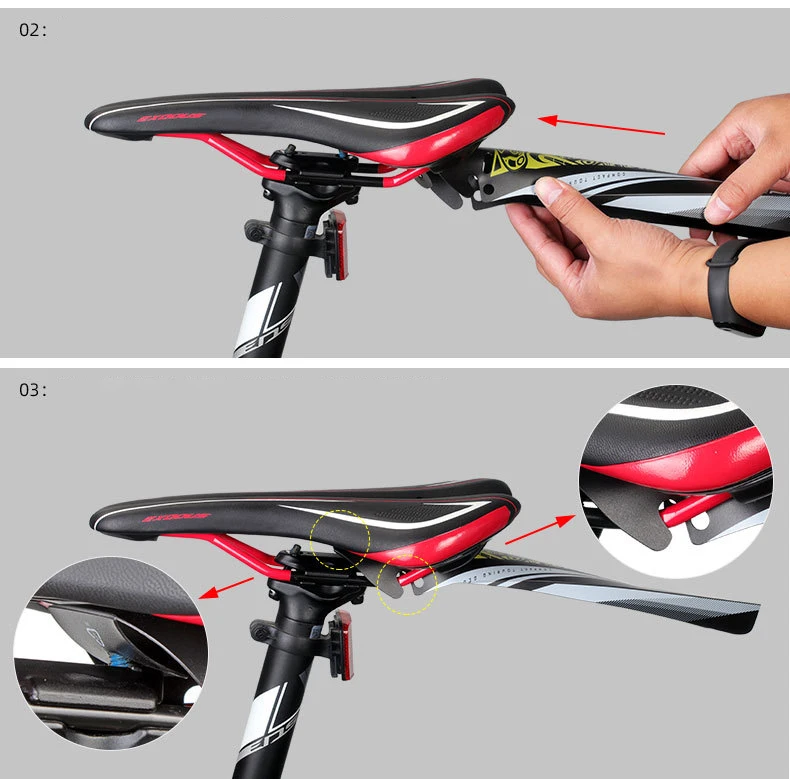 Брызговик портативный для дорожного велосипеда, универсальное седло для горного велосипеда