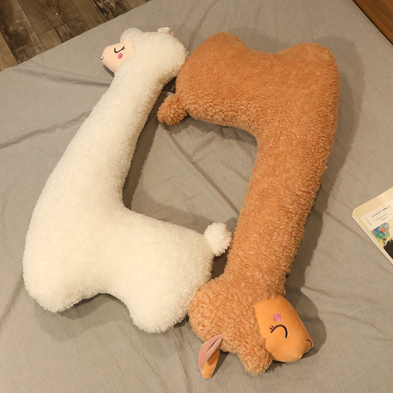 Cute alpaca plush toy Japanese alpaca plush cute alpaca animal doll sleep pillow home bed decoration