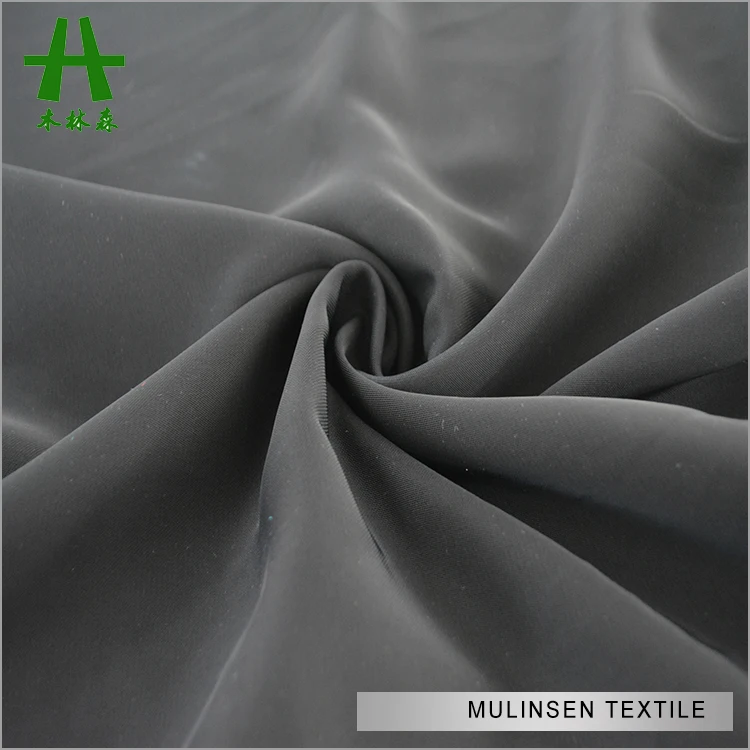 Mulinsen текстиль горячая Распродажа тканый 100% полиэстер Jet Black Abaya Nida