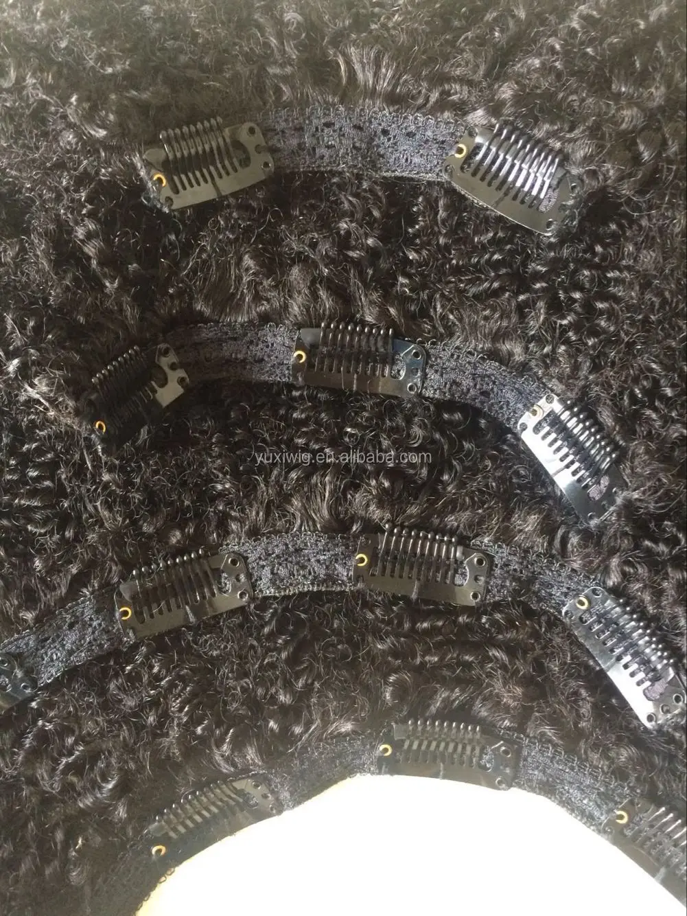 wholesale price tight afro kinky curly clip in hair extensions 100% virgin hair