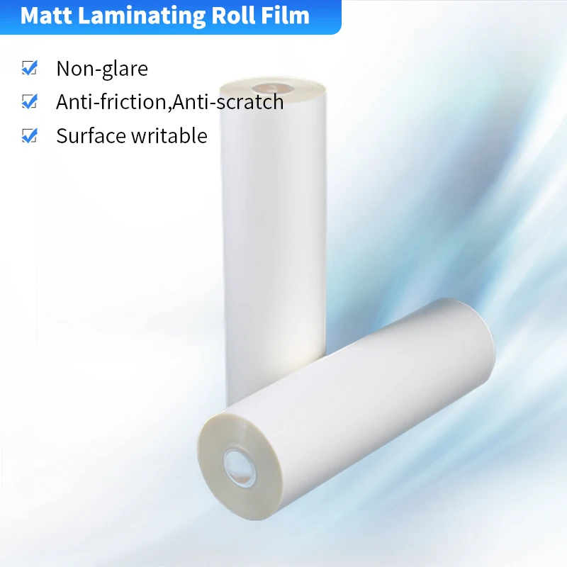 YIDU Cheap Anti Scratch Three Layer Matte Thermal Lamination Film 40 mic 650mmx200m in Roll Sizes