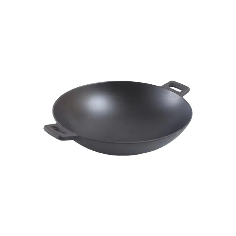 Kamado Wok Pan, Traditional Chinese Wok Outdoor Cast Iron Cauldron Gas Cooking Wok Non Stick Pan Utensilios De Cocina