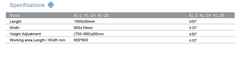 KL-2B хирургическое управление ручная поставка по гинекологии гидравлический акушерский стол медицинское оборудование операционный