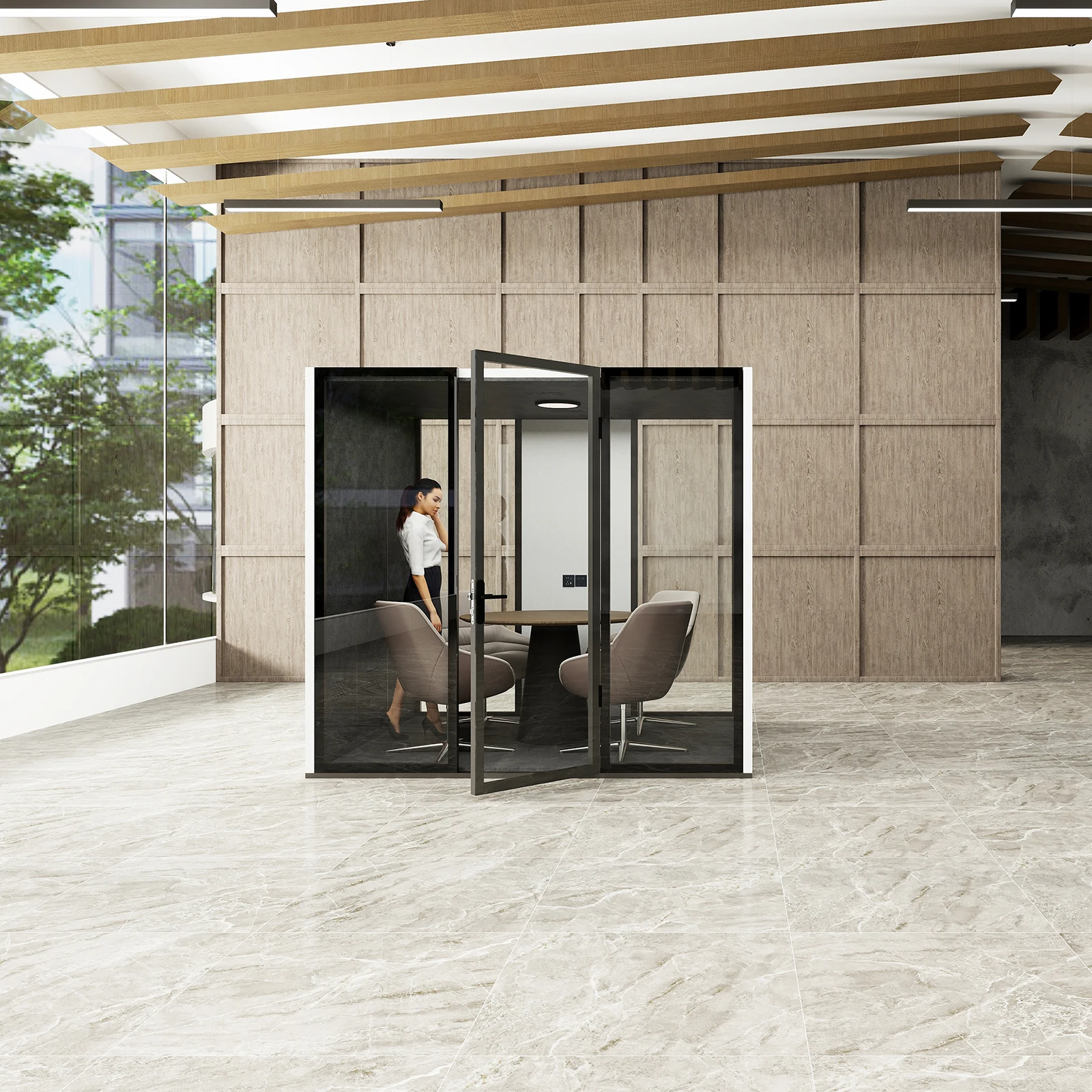 Large Size Office Pod Portable Soundproof Booth For School Office Privacy Work Booth