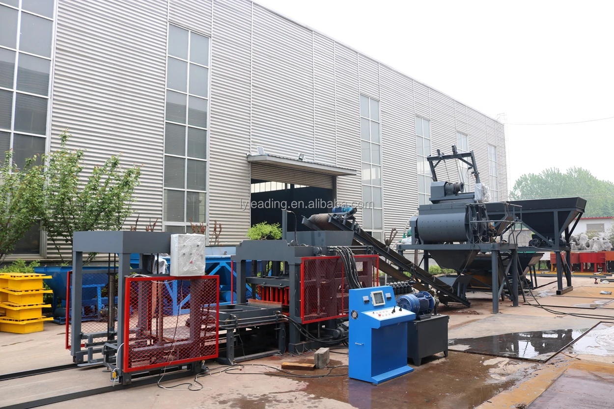 Automatic QTJ4-18 Hole Concrete Cement Brick Making Machine Plastic Waste Processor Manufactured in China/Cambodia