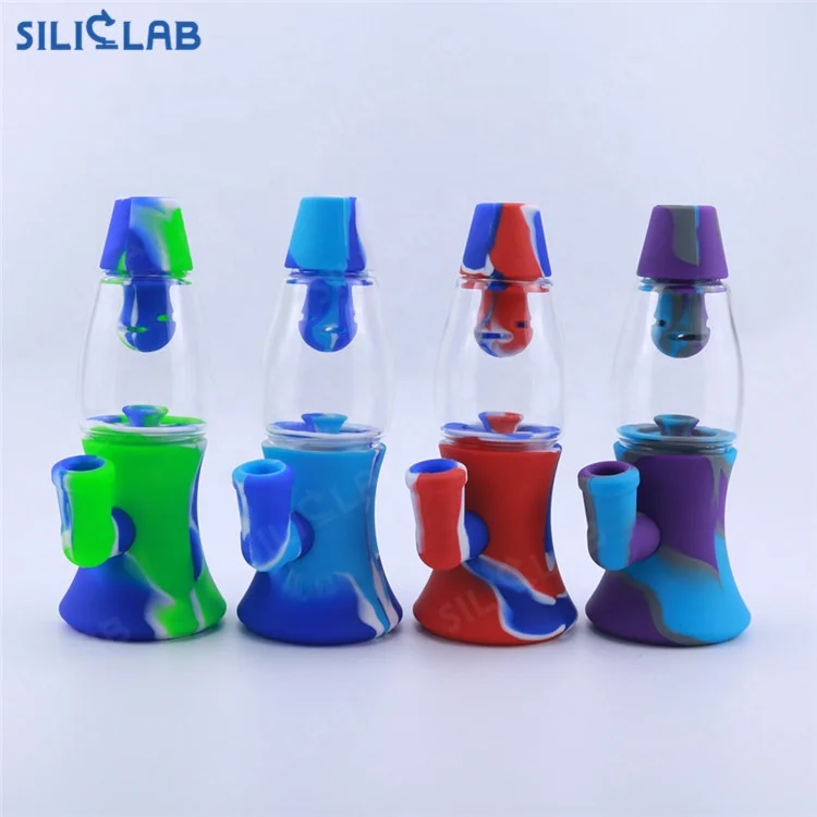 Силиконовые трубки Dabbings для курения, аксессуары для марихуаны, силиконовые трубки для курения воды, стеклянная чаша для табака