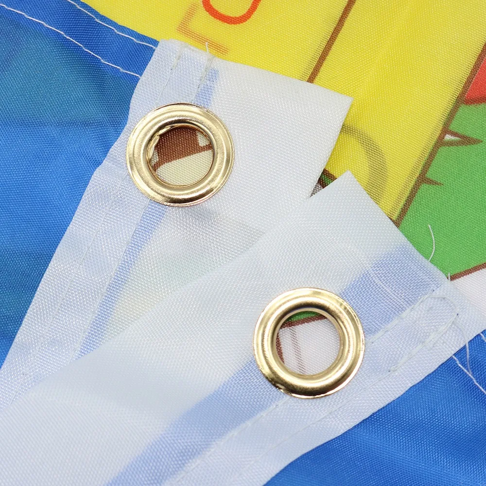 Cheap Polyester Screen Printing New Products 3*5ft Guatemala Wind Flag