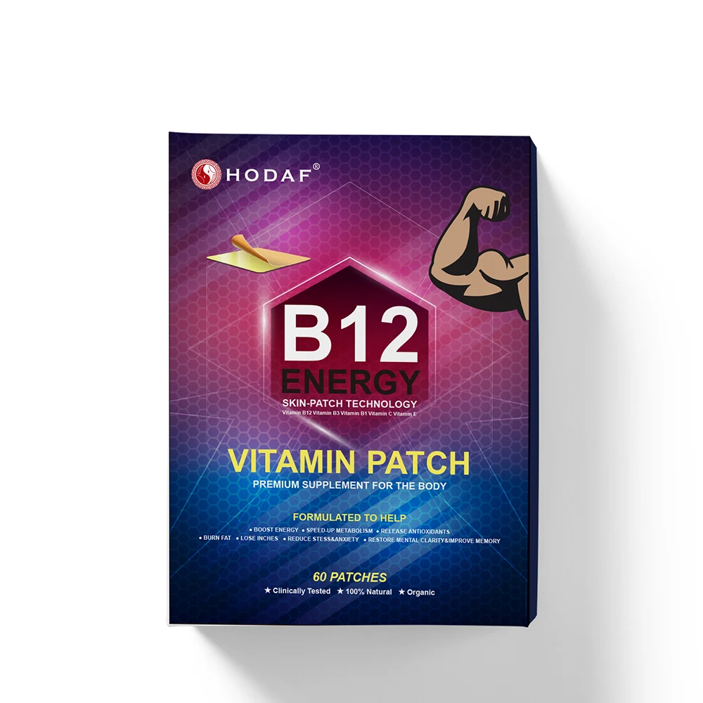 HODAF Hot Sale Skin Complex Vitamin B Pads Manufacturer OEM Free Sample Vitamin B12 Patch