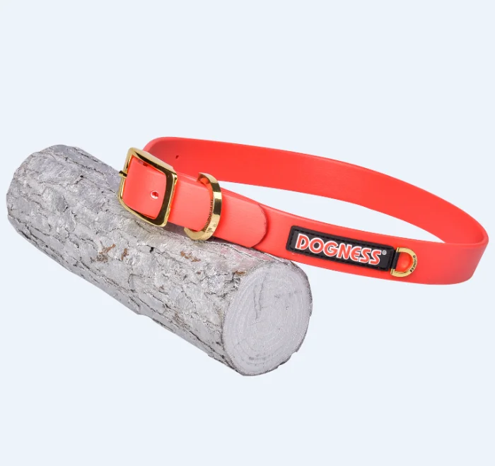 Собачий ошейник DOGNESS TPE retraction, нейлон, разные цвета, материал ABS, с рисунком, популярный товар на amazon для домашних собак