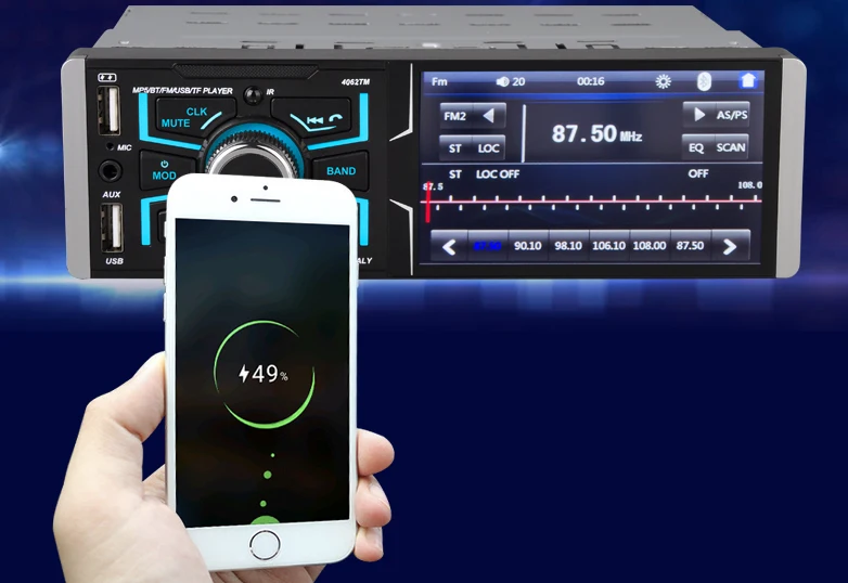 Autoradio New Model 4.1inch 1 Din Car Radio Stereo USB AUX FM Audio Player Radio Car Audio With Mirror Link Car Mp4 Mp5 Player