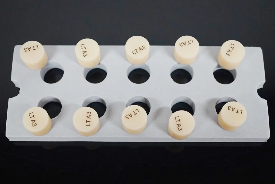 Pressing Ingots Lithium Disilicate Round Tablet Ingots D13*10mm