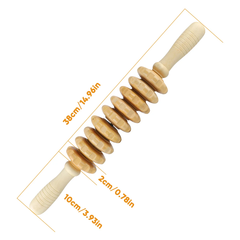 Body Sculpting Wooden Massage Tools Rolling Stick Maderotherapy Colombian Wood Therapy Kit Maderoterapia Wood Therapy Tools Set