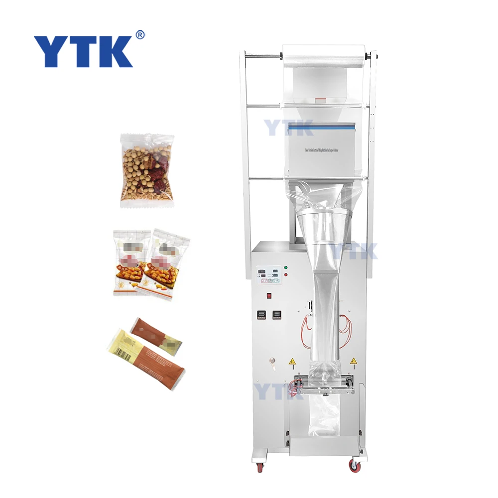20-1200g Automatic back sealing sugar pop corn seed coffee pouch packing machine banana chips used sachet packing machine