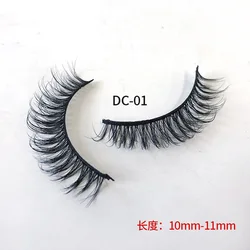High quality New trend vegan silk plant fiber Lashes 3D faux Mink eyelash Private Label Fast Delivery Russian Strip Eyelashes