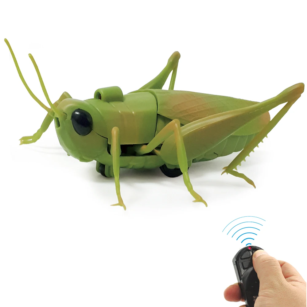 wholesale minisize infrared grasshopper rc insect toys for kids
